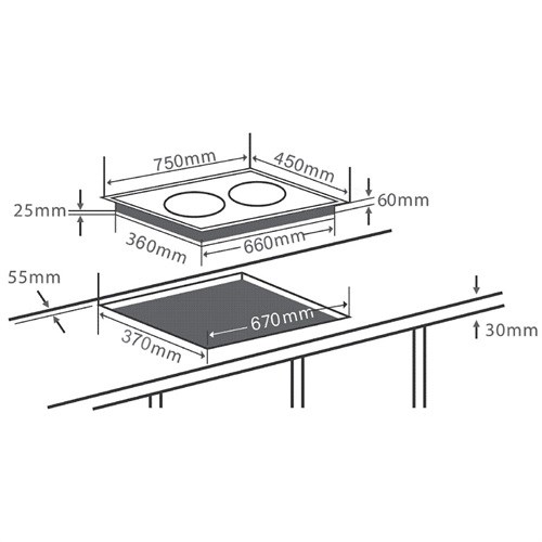 Bếp từ Chef's EH-DIH888P ( liên hệ để có giá tốt nhất )